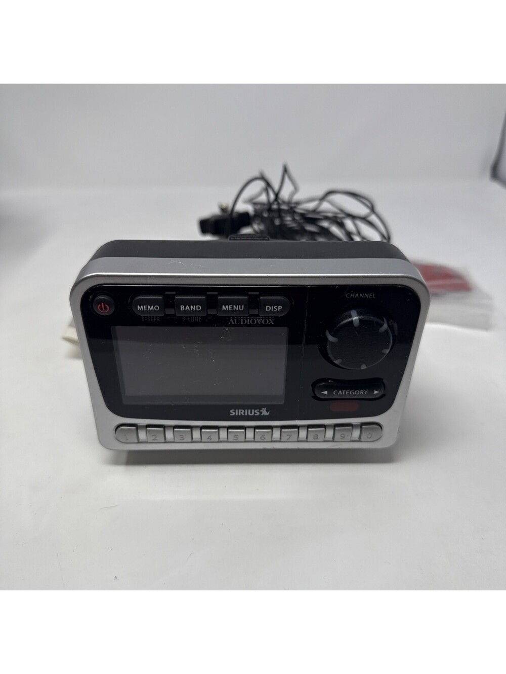 AudioVox Sirius SIRPNP2 Model 136D3471 Powera On Sub Radio Not Tested